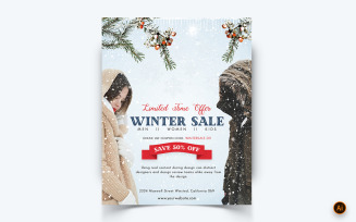 Winter Season Offer Sale Social Media Feed Design Template-10