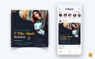 Beauty Salon and Spa Social Media Instagram Post Design-14