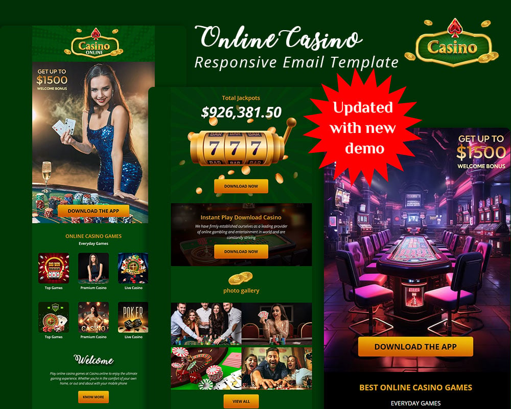 Kit Graphique #264847 Casino Cartes Divers Modles Web - Logo template Preview