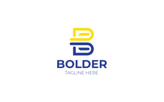 B Letter Bolder Logo Design Template
