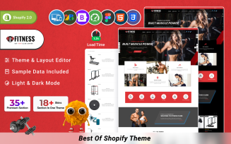 Fitness Mega Gym–Sports Extreme–Nutrition Super Shopify Store