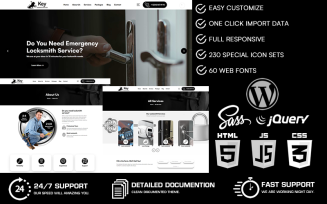 Key - Locksmith Service WordPress Theme