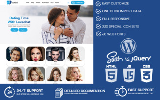 Lovechat - Dating & Relationship WooCommerce WordPress Theme