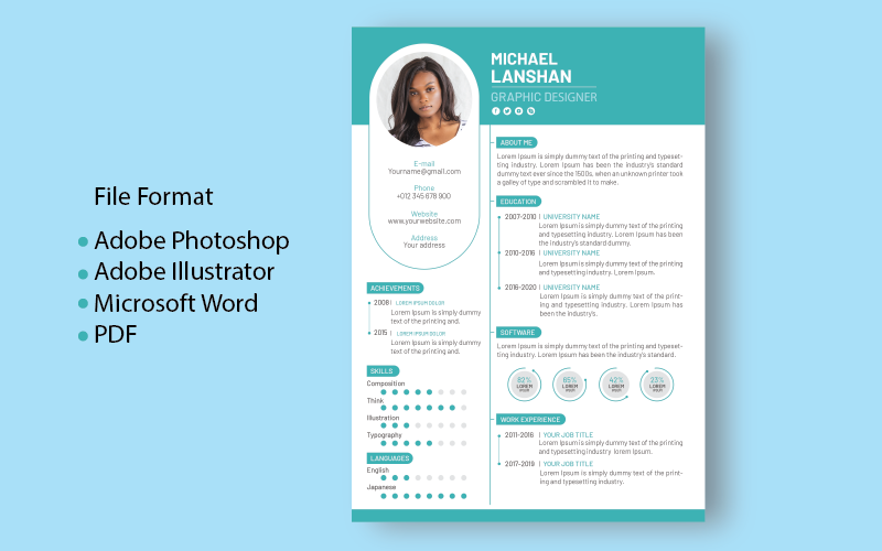 Cool Professional Resume Template