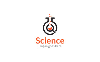 Lab Research Logo Design Template