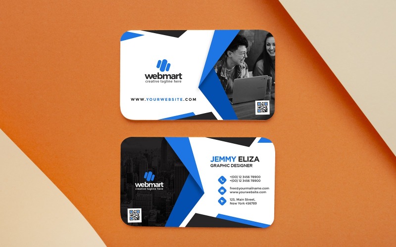 Professional Business Card Design Templates Corporate Identity