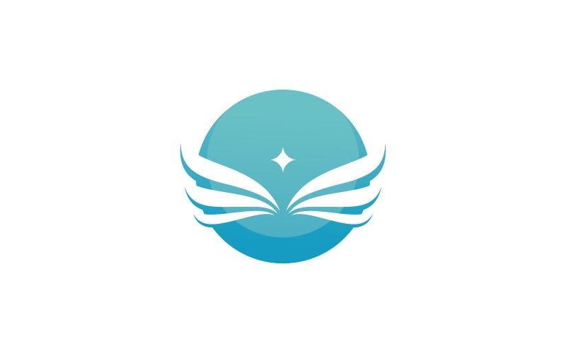 Bird Wing Vector Logo Design Template V10 Logo Template