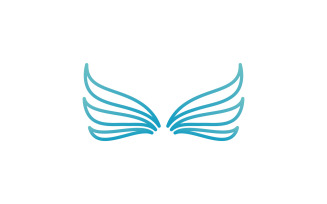 Bird Wing Vector Logo Design Template V11