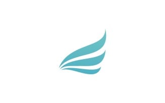 Bird Wing Vector Logo Design Template V1