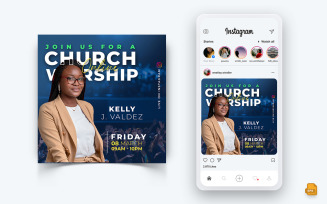 Church Motivational Speech Social Media Instagram Post Design-01