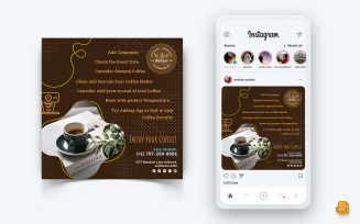 Coffee Shop Social Media Instagram Post Design-11