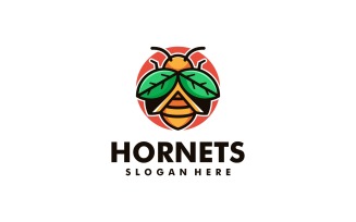 Hornet Simple Mascot Logo