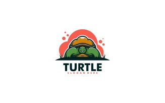 Turtle Mascot Logo Template