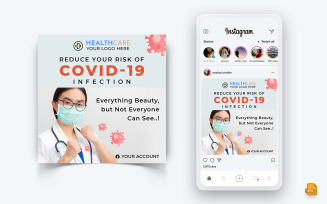 Corona Virus Awareness Social Media Instagram Post Design-10
