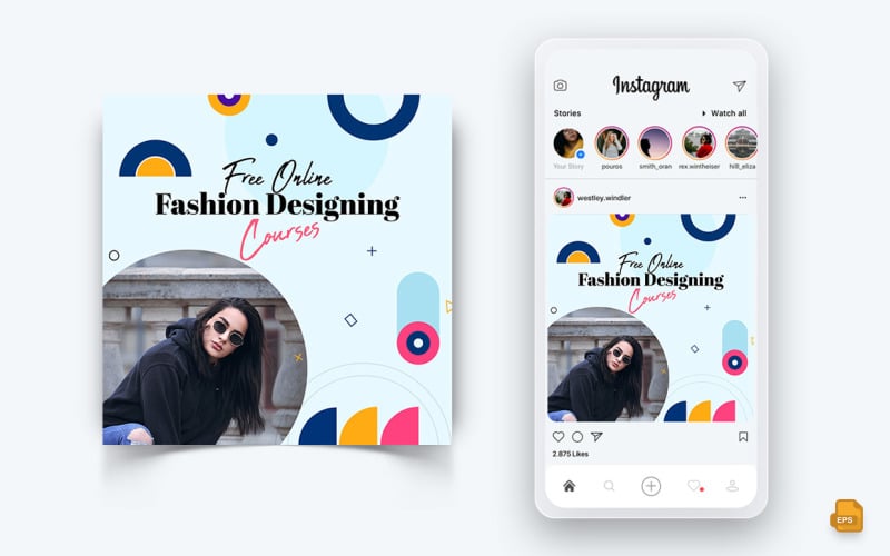 Fashion Sales Womens and Mens Fashion Social Media Post Design-39