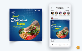 Food and Restaurant Offers Discounts Service Social Media Instagram Post Design-17