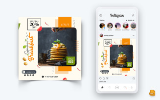 Food and Restaurant Offers Discounts Service Social Media Instagram Post Design-40