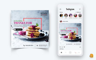 Food and Restaurant Offers Discounts Service Social Media Instagram Post Design-68