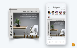 Interior Design and Furniture Social Media Instagram Post Design-01