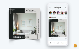 Interior Design and Furniture Social Media Instagram Post Design-04