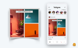 Interior Design and Furniture Social Media Instagram Post Design-07