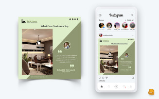 Interior Design and Furniture Social Media Instagram Post Design-35