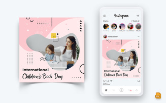 International Childrens Book Day Social Media Instagram Post Design-17