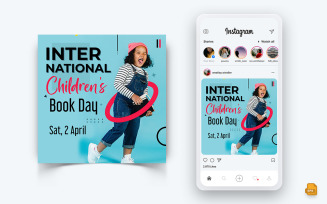 International Childrens Book Day Social Media Instagram Post Design-18