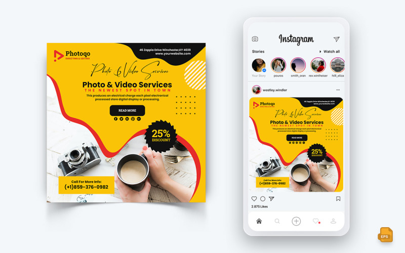 Photo and Video Services Social Media Instagram Post Design-06