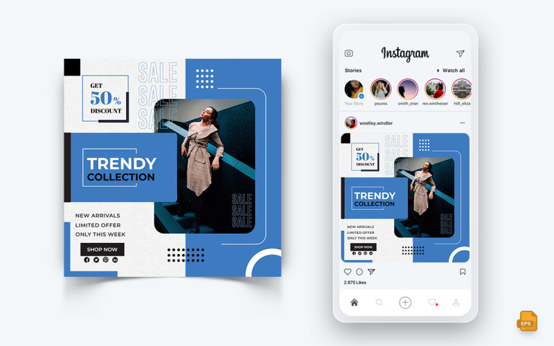 Fashion Sale Offer Social Media Instagram Post Design-03