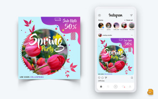 Spring Season Social Media Instagram Post Design-06