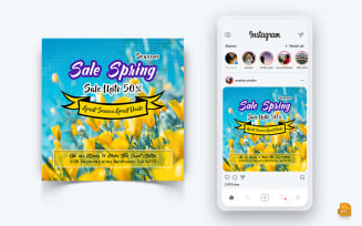 Spring Season Social Media Instagram Post Design-09