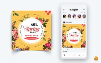 Spring Season Social Media Instagram Post Design-12