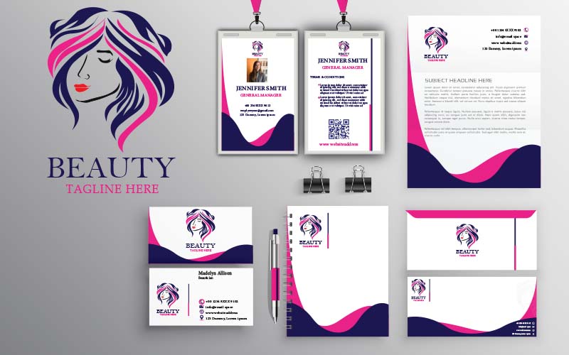 Kit Graphique #265829 Abstract Beauty Divers Modles Web - Logo template Preview