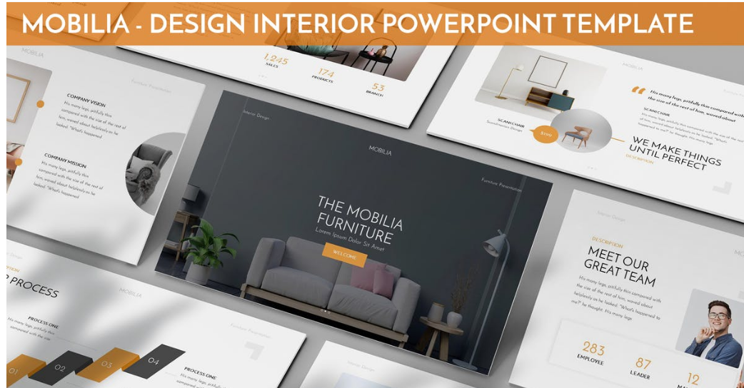 Mobilia - Design Interior PowerPoint