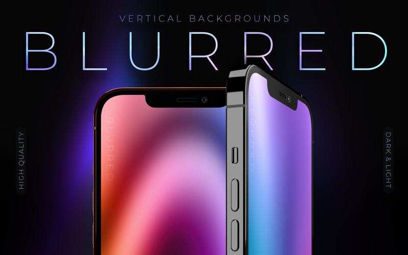 Blurred - Vertical Gradient Backgrounds