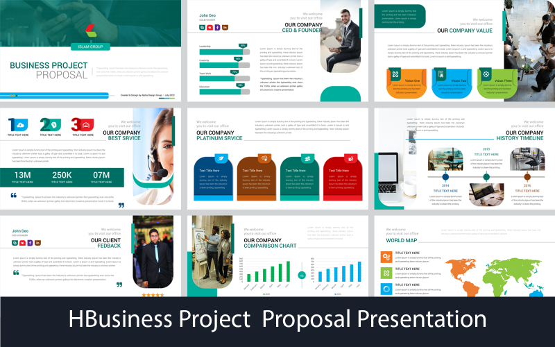 Business Project Proposal Presentation PowerPoint Template