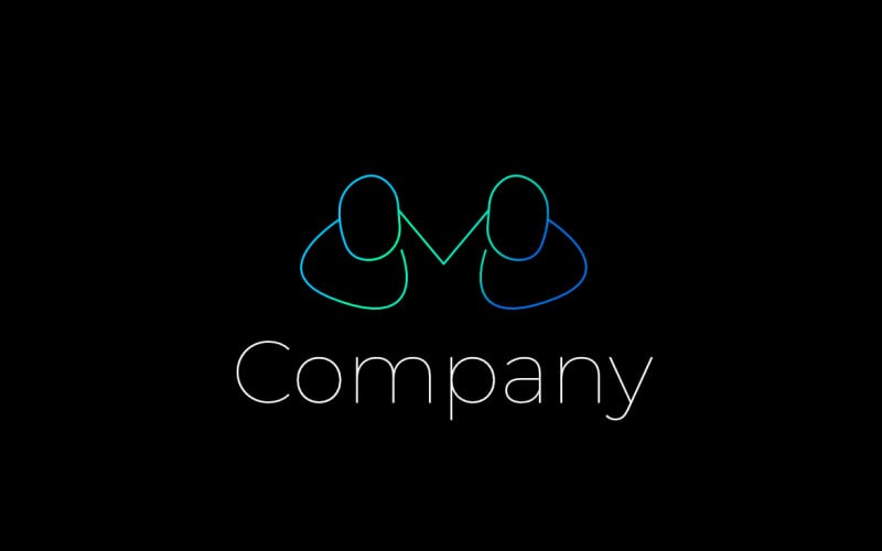 Dynamic Letter M Tech Logo Logo Template