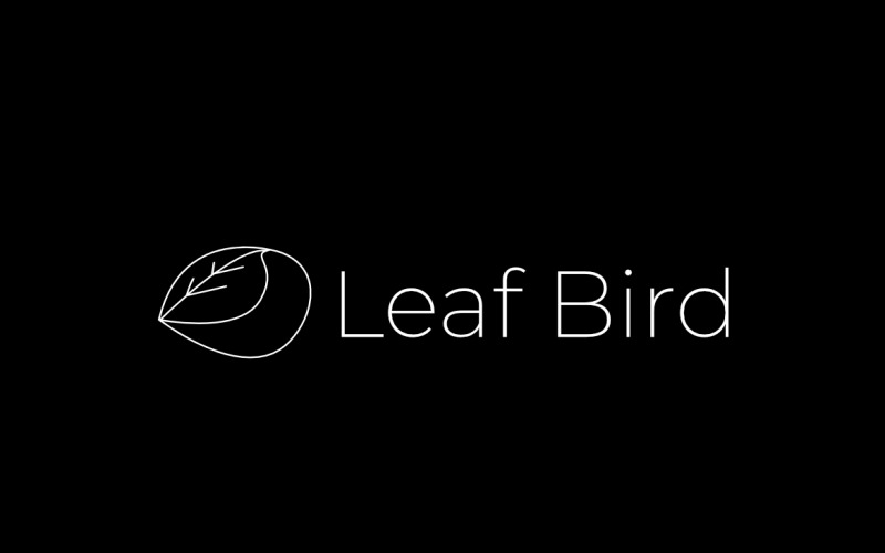 Leaf Bird Toucan Clever Logo Logo Template