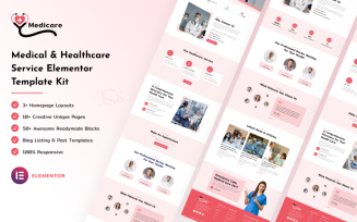 Medicare - Medical and Healthcare Service Elementor Template Kit