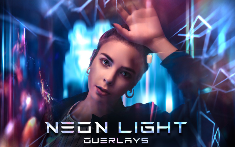 Neon Light Overlays Pack v1 Illustration
