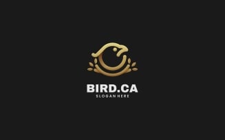 Bird Line Art Luxury Logo