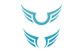 Bird Wing Vector Logo Design Template V25
