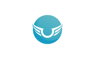 Bird Wing Vector Logo Design Template V29