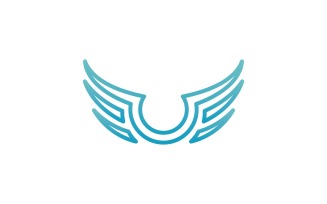Bird Wing Vector Logo Design Template V32
