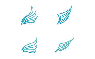 Bird Wing Vector Logo Design Template V39