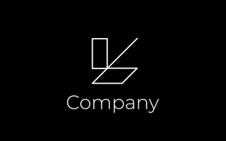 Dynamic Letter L Line Logo