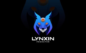 Lynx Color Gradient Logo Design