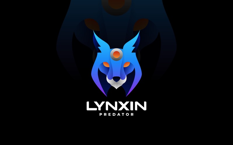 Lynx Color Gradient Logo Design Logo Template