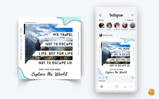 Travel Explorer and Tour Social Media Instagram Post Design-06